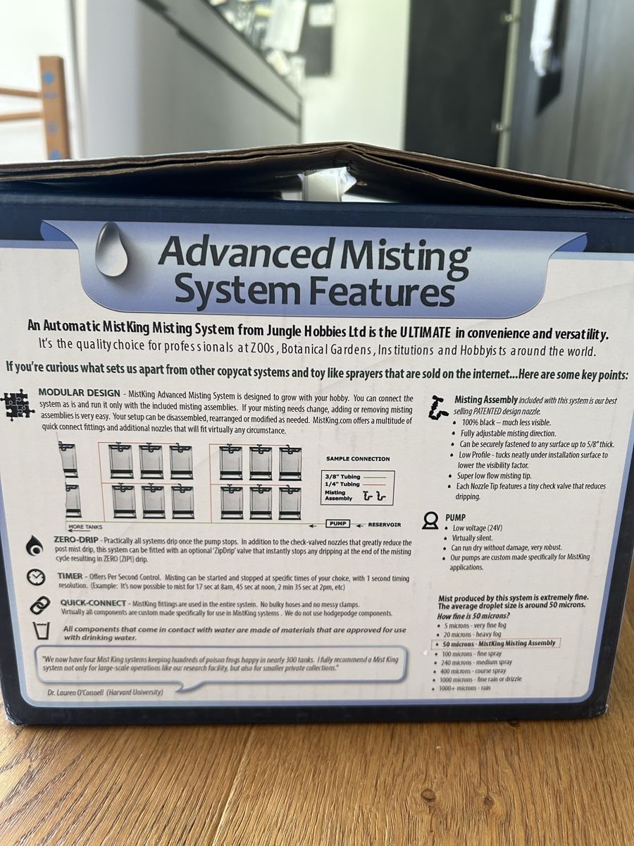 Terrario: MistKing Advanced Misting System - Like New Condition! – Nuovo (secondo la descrizione) da Schänis venduto da Balchristi 1