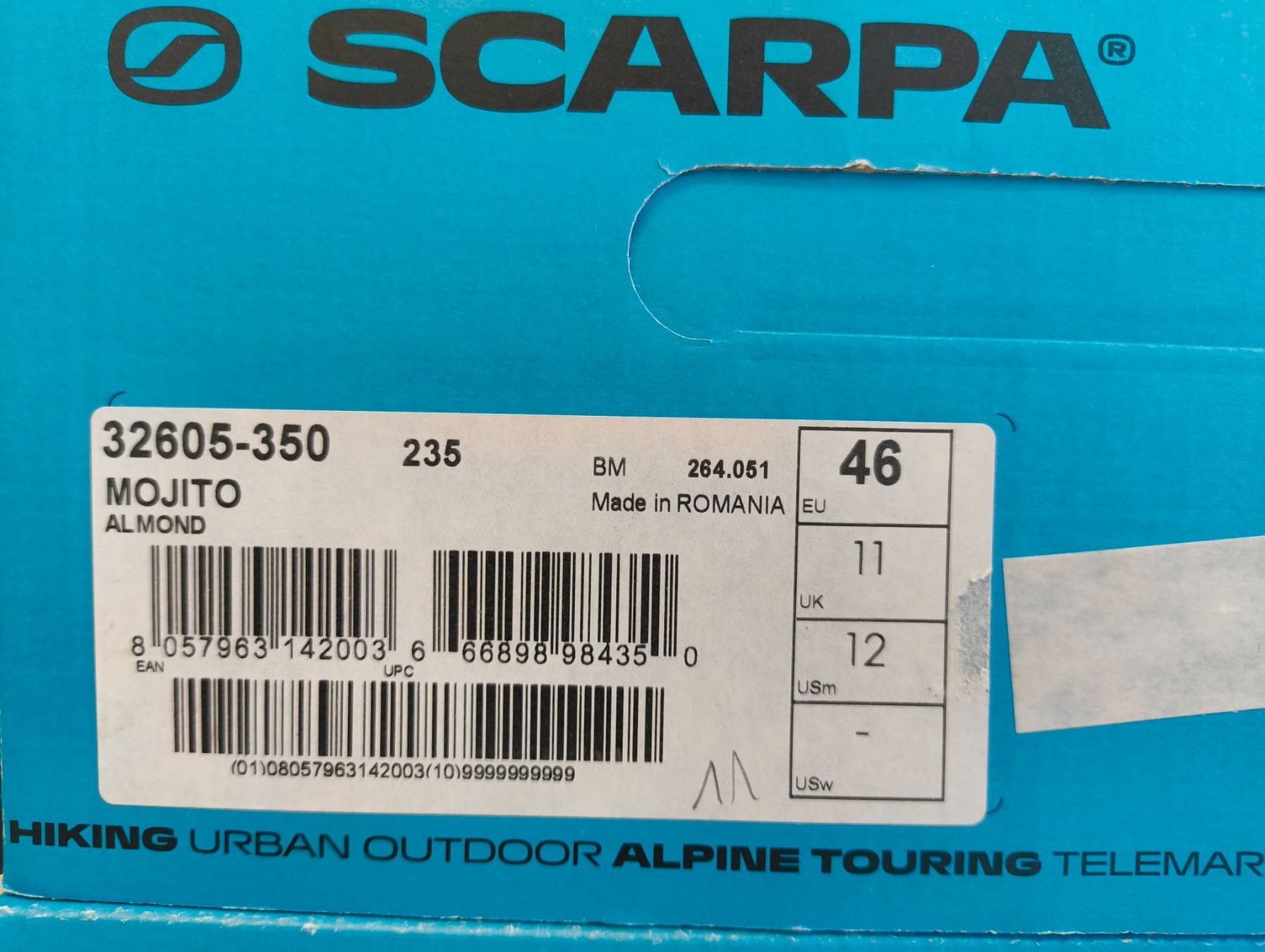 Scarpa Herrenschuhe: Scarpa Mojito Grösse 46 Herren Freizeitschuhe Leder – Neu und originalverpackt aus Uitikon Waldegg von PJLS1 5