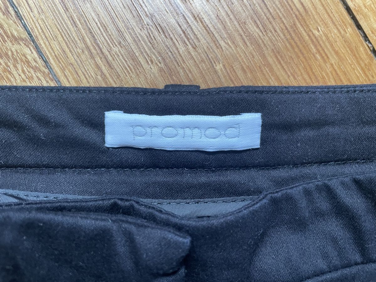 Promod Pantaloni: Schwarze Stoffhose, Anzughose – Nuovo (secondo la descrizione) da Basel venduto da Gundeli-25 3