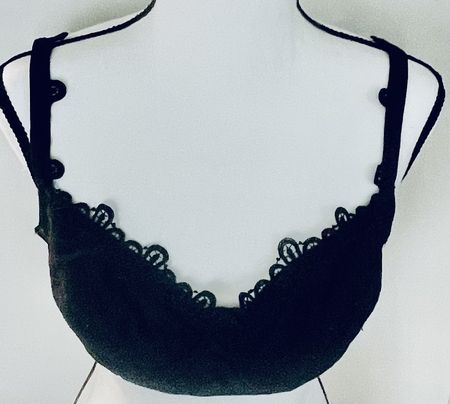 Schwarzer Spitzen BH von Esmara, Grösse S/M