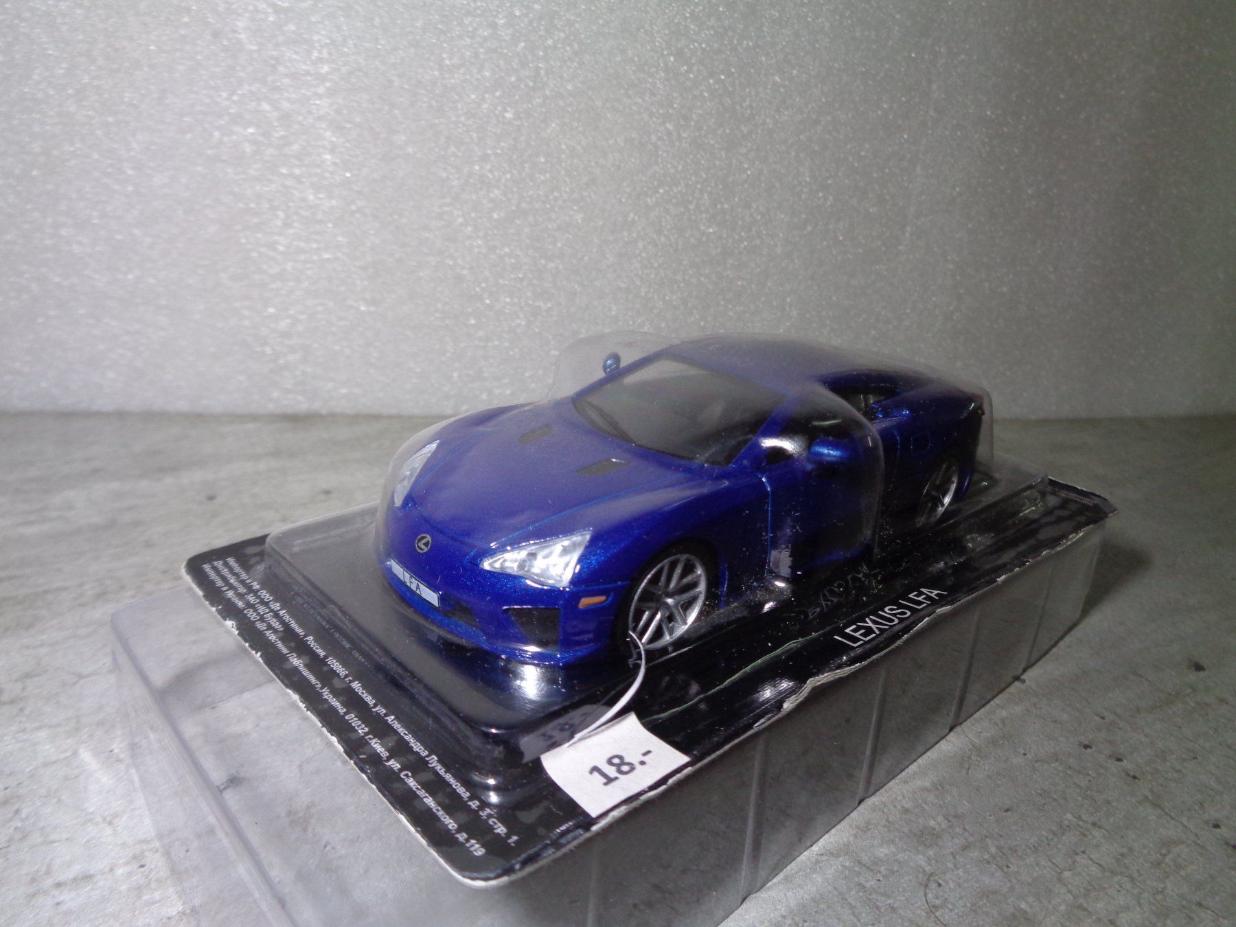 Lexus Modellini d'auto: Altaya 1:43 Lexus LFA – Nuovo e nell'imballaggio originale da Reconvilier venduto da rallycar