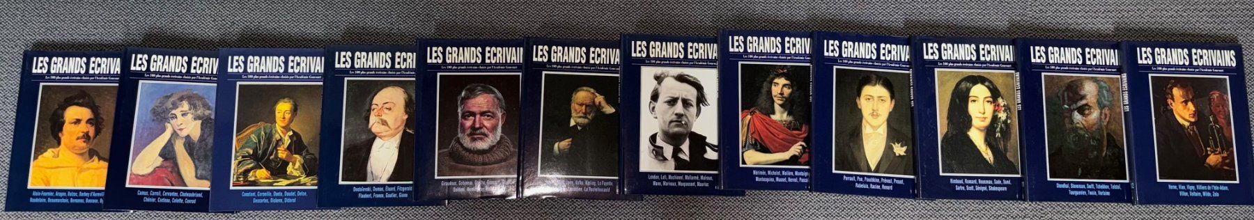Libri: Collection en 12 volumes  "Les Grands Écrivains" – Usato da Colombier NE venduto da ger_5g56 1