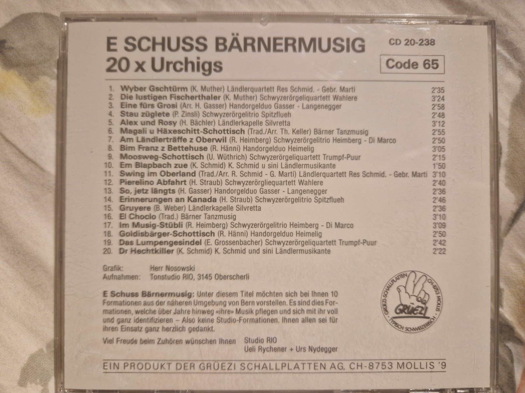 CD: E Schuss Bärnermusig – Usato da Brittnau venduto da Zibu 1
