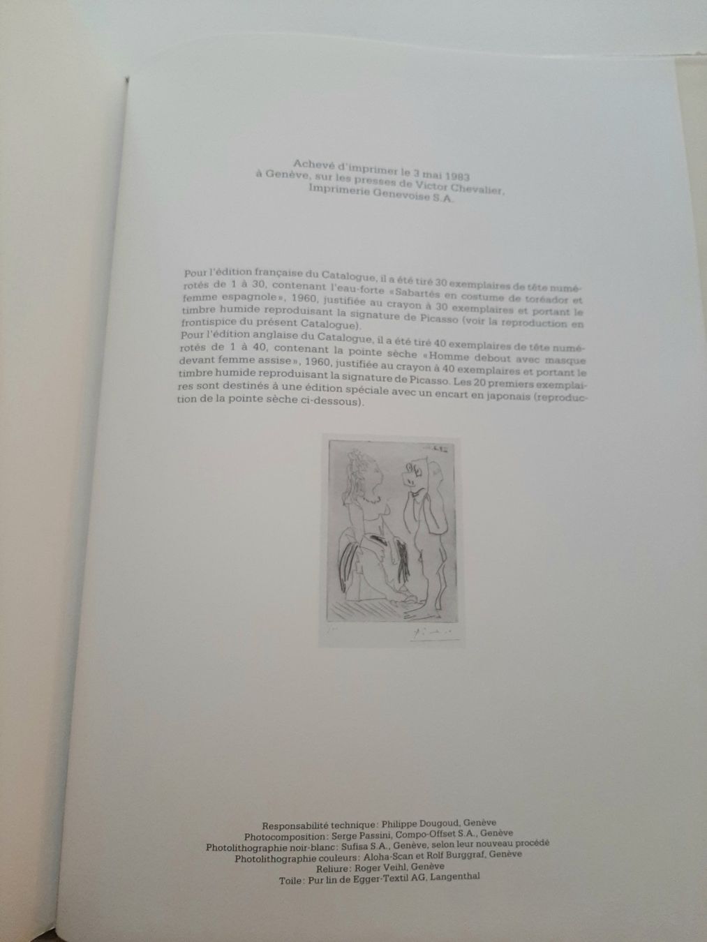 Bücher: Pablo Picasso Les Livres Illustrés, Patrick Cramer, 1983 – Gebraucht aus Chêne-Bourg von chsandra34 3