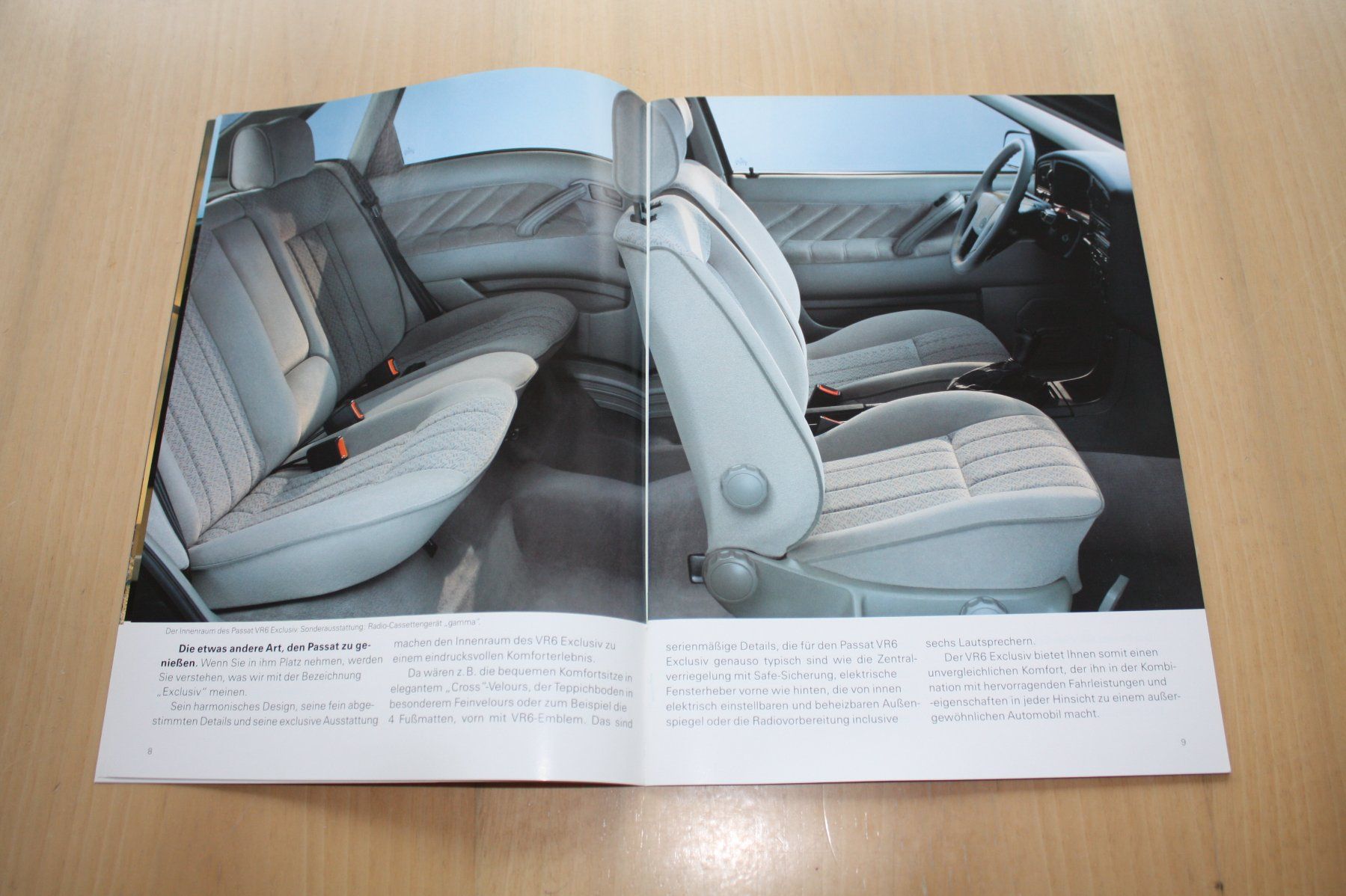VW Documenti: VW Passat VR6 Prospekt 8/1992 – Usato da Wikon venduto da erwin400 4