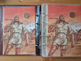 Numisbriefe in Album Zustand gemäss Bilder