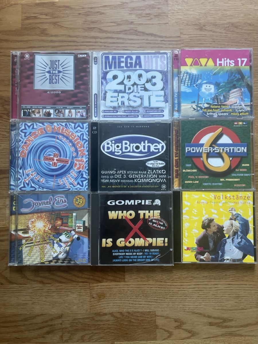 CD: 9 Musik-CDs Sampler Mixes gemischt – Usato da Sursee venduto da abcdxyz