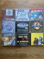 9 Musik-CDs Sampler Mixes gemischt