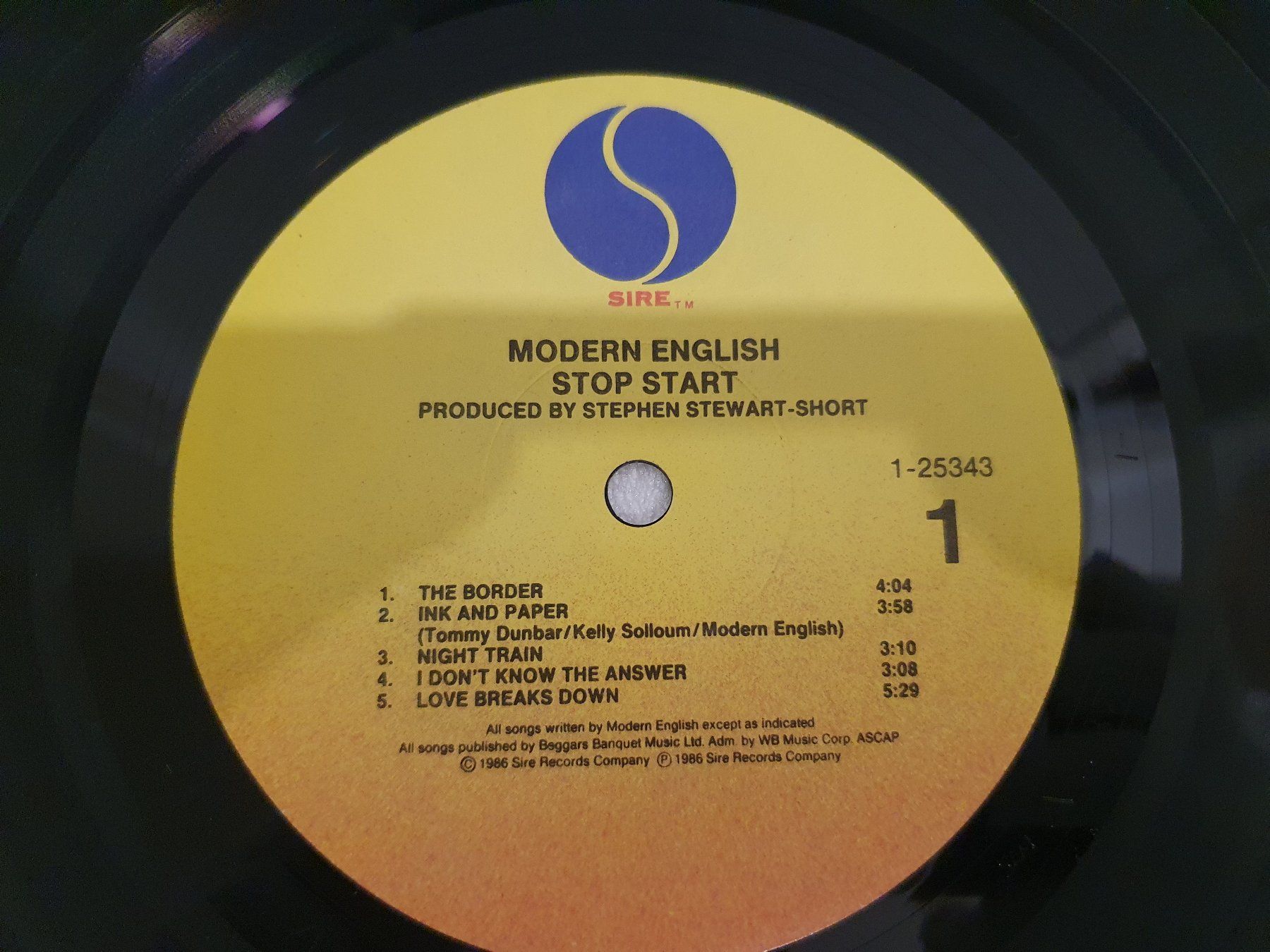 Schallplatten: Modern English – Stop Start – Gebraucht aus Uster von Vinyl-Leidenschaft 3