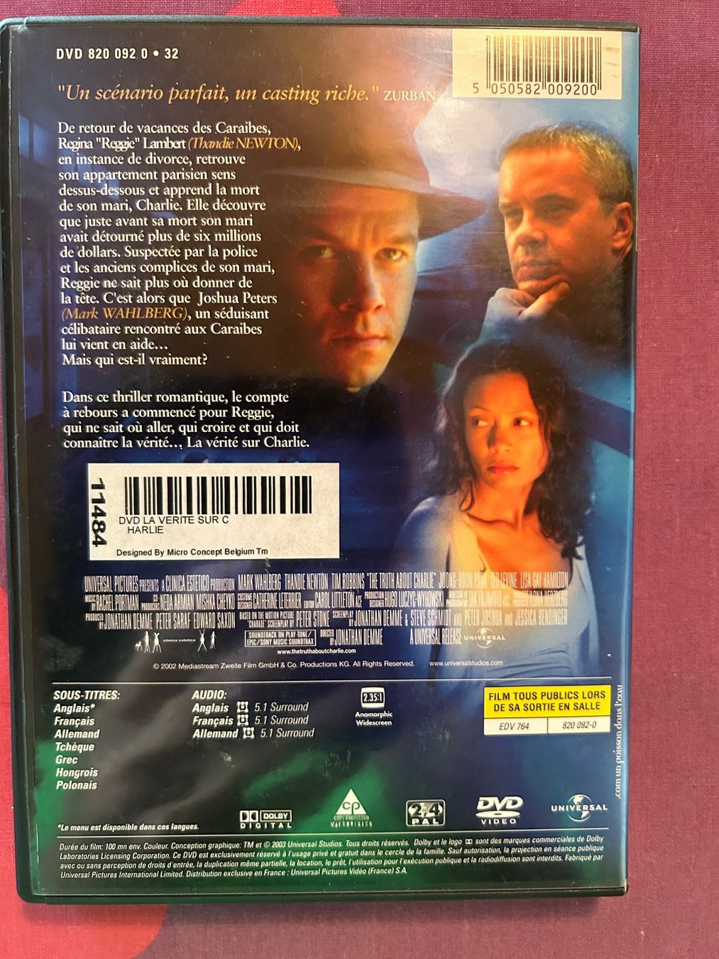 Tutti i DVDs: LA VÉRITÉ SUR CHARLIE – Usato da St-Cierges venduto da Crisi53 1