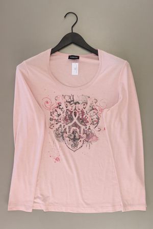 Taifun Printshirt Gr. 44 Langarm rosa