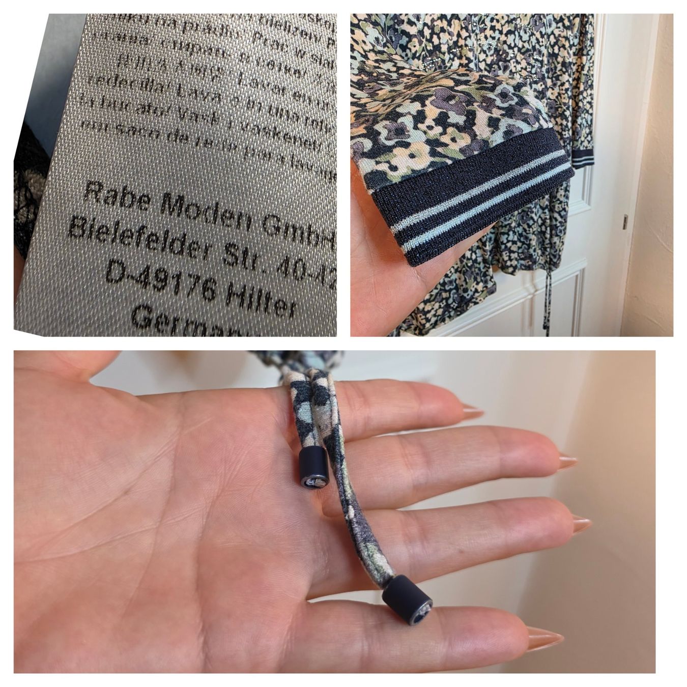 Rabe Camicette: RABE Bluse Viskose Stretch Strass Floral Gr. 46 – Usato da Wald ZH venduto da CapLux 9