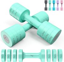 2er Set Verstellbare Hanteln Damen 1–2,5 kg 4-in-1 Gewichte