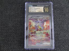 CGC PRISTINE 10 ( PSA 10 ++) Pokémon Raging Bolt ex 095  jap