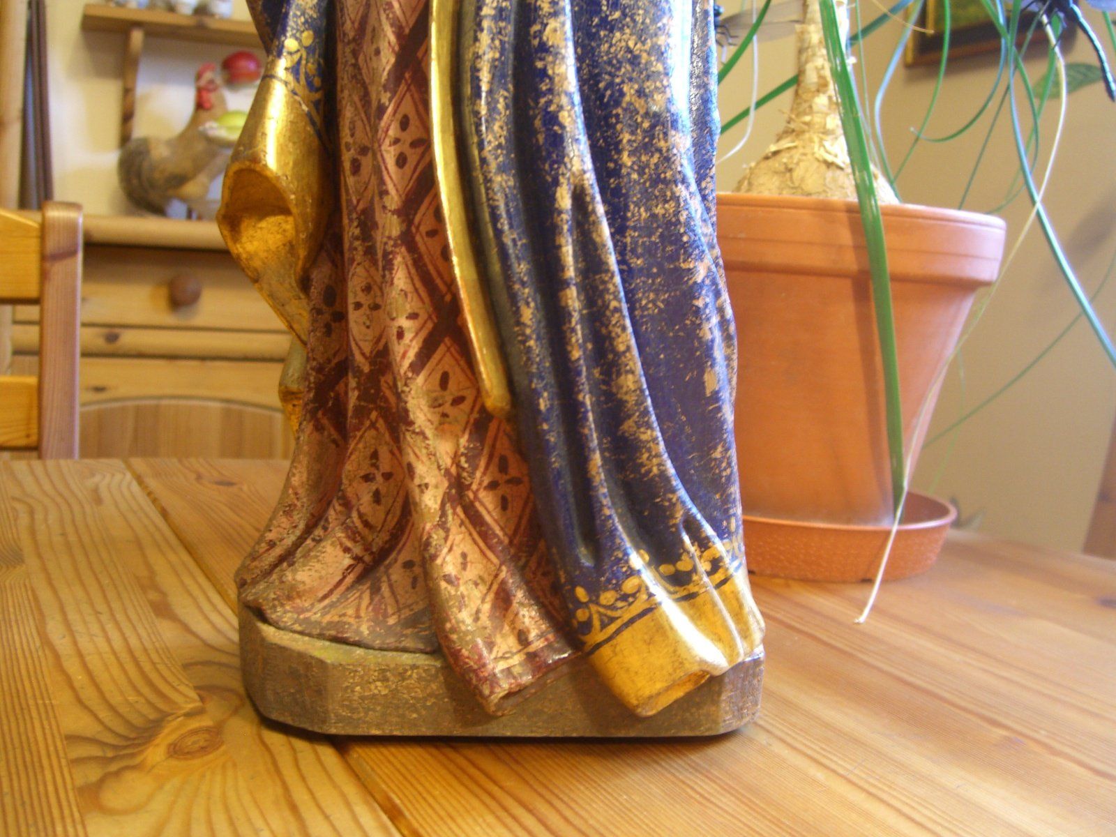 Sculture & Statue: Statue d.Heiligen Elisabeth, geschnitzte Echtholz Figur,57cm – Usato da Winterthur venduto da Gaia 3