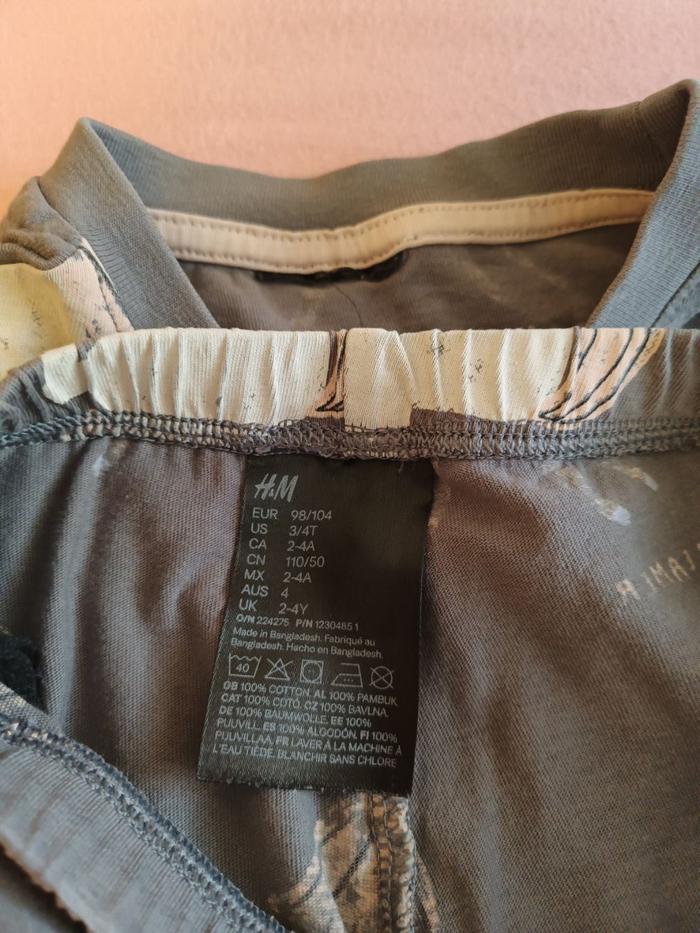 H&M Pyjamas: H&M Pyjama Set lang Gr 98 Mädchen Einhorn – D'occasion à Oberhofen Thun'see par cri_6md2 1