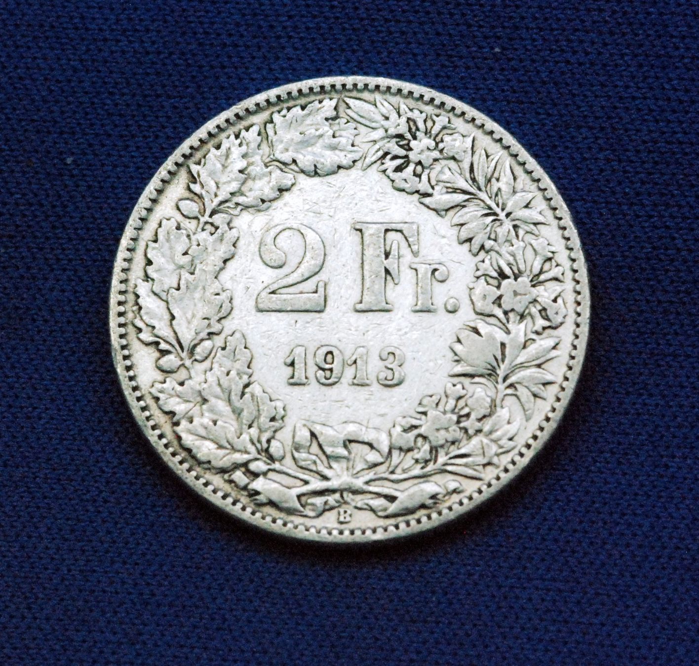 Alle Münzen: Silberner 2.- Jg. 1913, Rar – Gebraucht aus Mühlethal von sowato 2