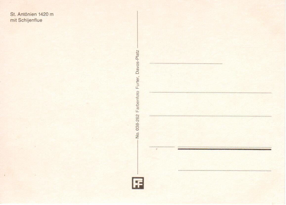 Cartoline postali: St. Antönien – Usato da Wolhusen venduto da Curver9 1