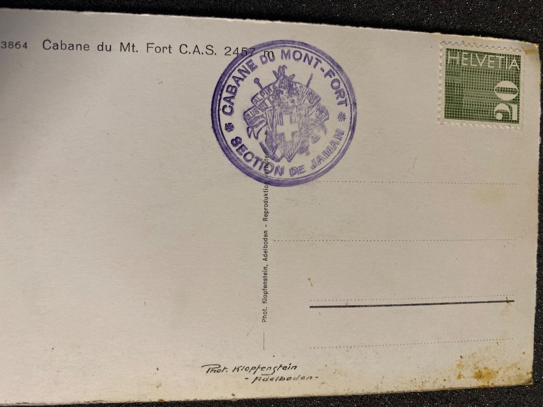 Cartes postales: CARTE POSTALE - CABANE DU MT FORT  2457 – D'occasion à Le Brassus par cinema13 1