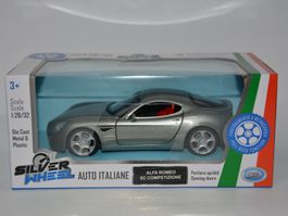 Alfa Romeo 8C Competizione , Silver Wheel , 1:28/32