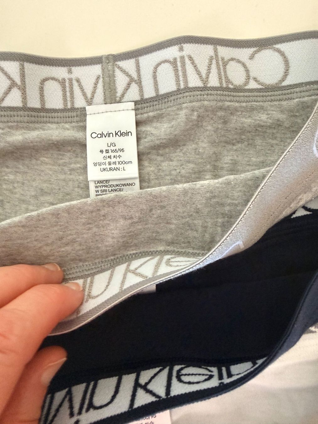 Altra biancheria intima: CALVIN KLEIN, High Waist String, Grösse L, 3 Stück – Nuovo e nell'imballaggio originale da Rudolfstetten venduto da gst_g7xl 6