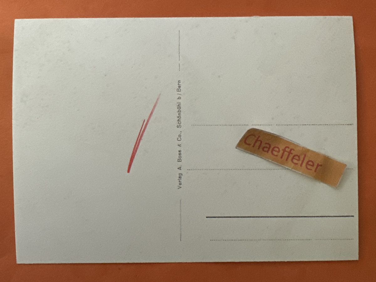 Cartoline postali: G 8094 Wirtschaft & Baumschule Waldhaus Lützelflüh.  – Usato da Zürich venduto da Chaeffeler 1