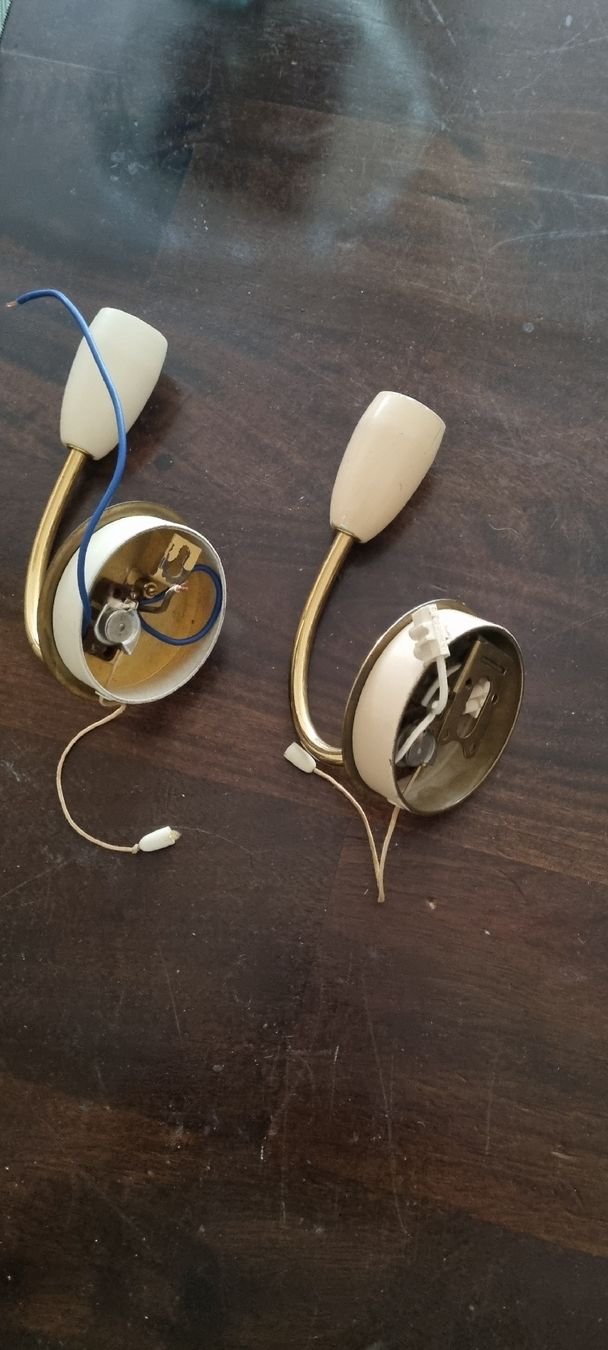Lampade: 2x Vintage Designer Wandleuchter – Usato da Basel venduto da Jcva 3