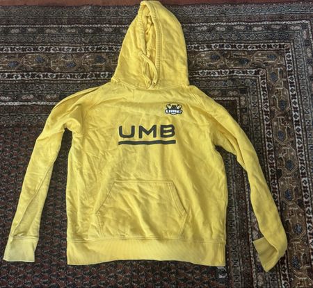 Yellow hoodie