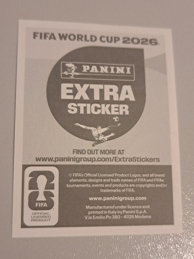 Panini Carte collezionabili: Panini Extra Sticker 2026 United Edition Bellingham Base – Usato da Galgenen venduto da Keelo 1