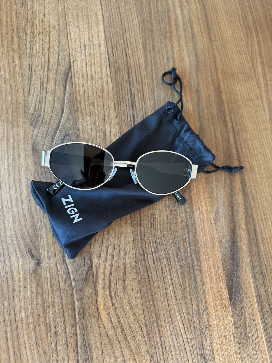 Occhiali & Lenti: Sonnenbrille ZIGN Oval Gold mit Etui – Nuovo (secondo la descrizione) da Urdorf venduto da alnalo
