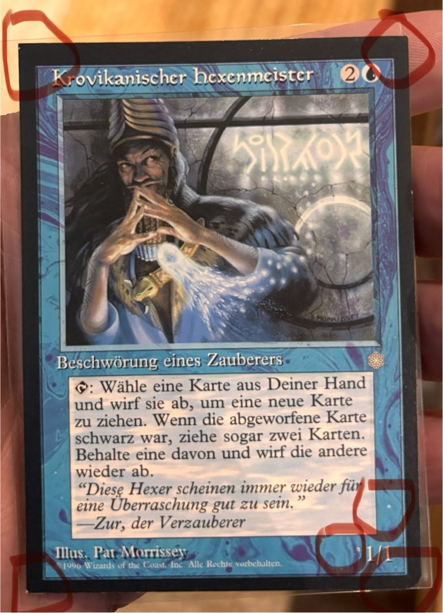 Magic The Gathering Carte collezionabili: MTG Vintage Miscut Set - German Ice Age - Square Corners Dot – Nuovo (secondo la descrizione) da Steinmaur venduto da BobsCards 8