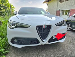 Alfa Romeo Stelvio Custom Grill accessory, Matt Schwarz