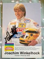 Autographe JOACHIM WINKELHOCK F1