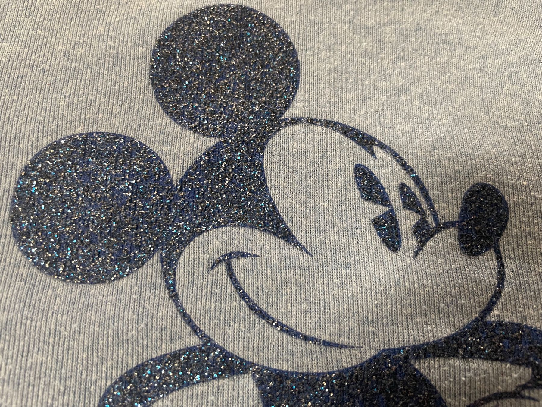 Disney T-shirt: Vintage Mickey Mouse T'Shirt Small mit Glanz – Usato da Bern venduto da Rigoler 3