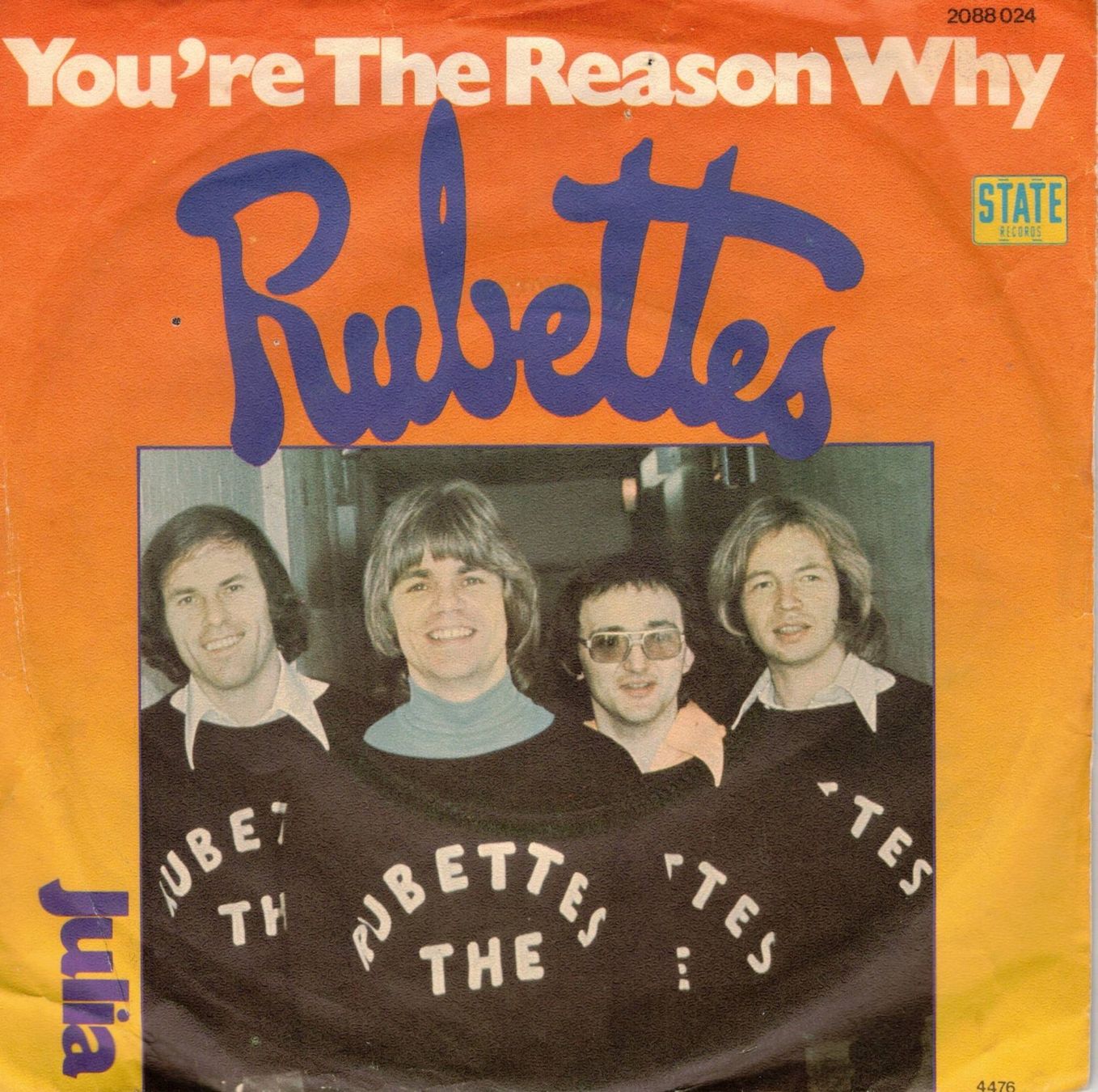 Dischi in vinile: Single7  The Rubettes  -- You`re the reason why – Usato da Rheinau venduto da thealbum