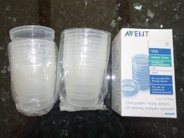 Philips Avent VIA Aufbewahrungssystem 180ml ungebraucht OVP