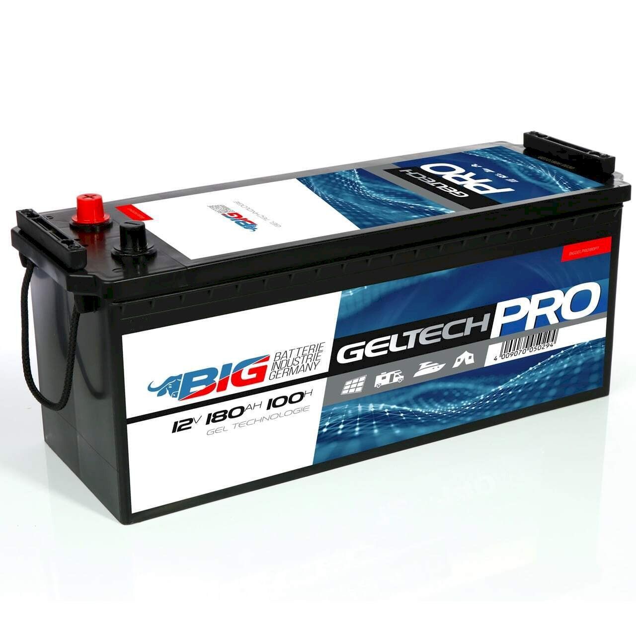 Batterie: BIG GELTECH PRO GEL 12V 180Ah – Nuovo e nell'imballaggio originale da Bottighofen venduto da zaap 2