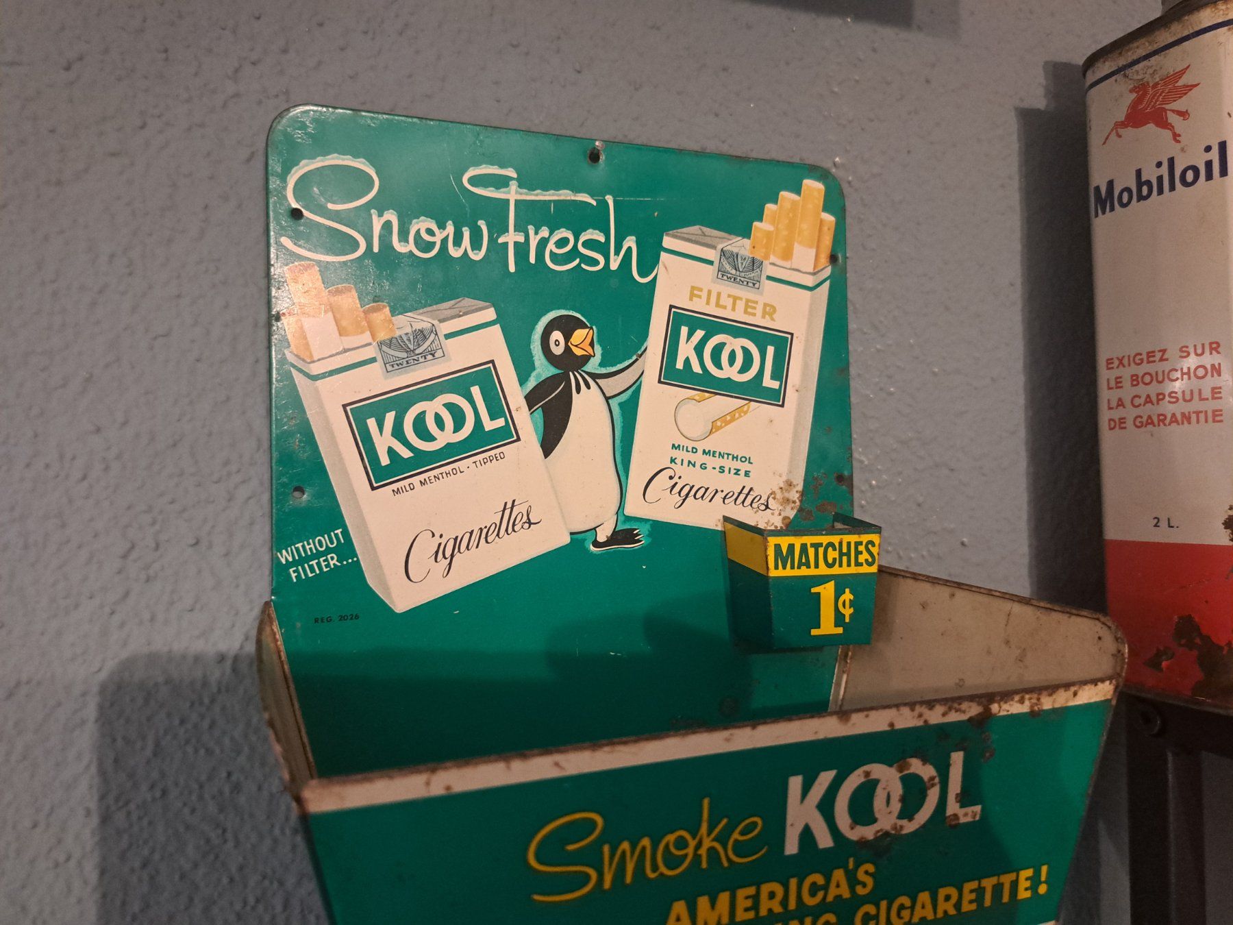 Schilder: Kool Cigarette Display Blech USA – Gebraucht aus Emmenbrücke von bikesandmore75 1