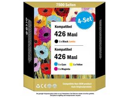 LC-426 Maxi Drucker-Patronen Tinte, kompatibel f.Brother (4)