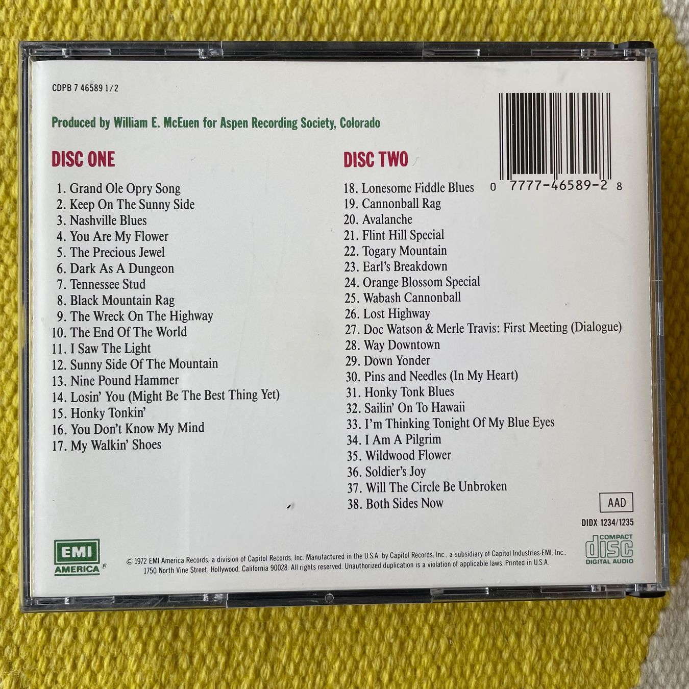 CDs: NITTY GRITTY DIRT BAND-2CD WILL THE CIRCLE BE UNBROKEN 72 – Gebraucht aus Rorschacherberg von CD-Roli 1