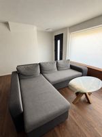 Canapé d’angle convertible gris