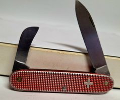 Sackmesser Couteau Knive Victorinox Alos Old Cross Red