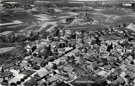 Münchenbuchsee BE Flugaufnahme Nr.884  , ca.1940
