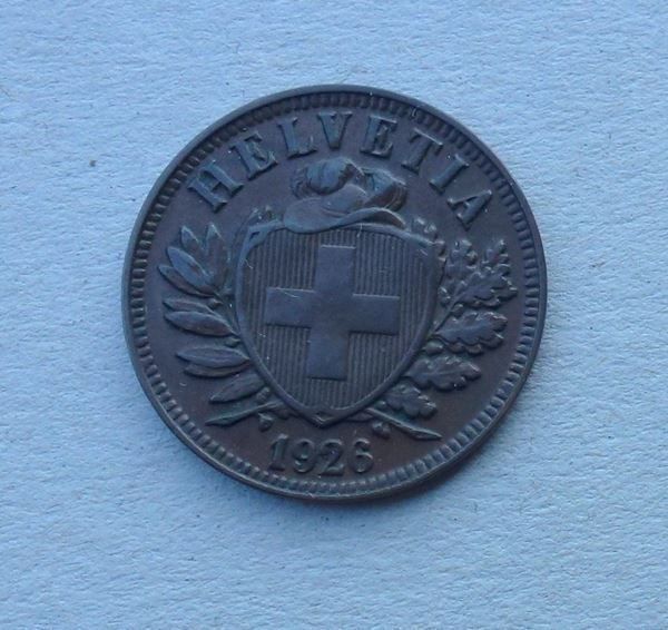 Toutes les monnaies: ++ 2 Rappen 1926 – D'occasion à Walkringen par Casablanca777