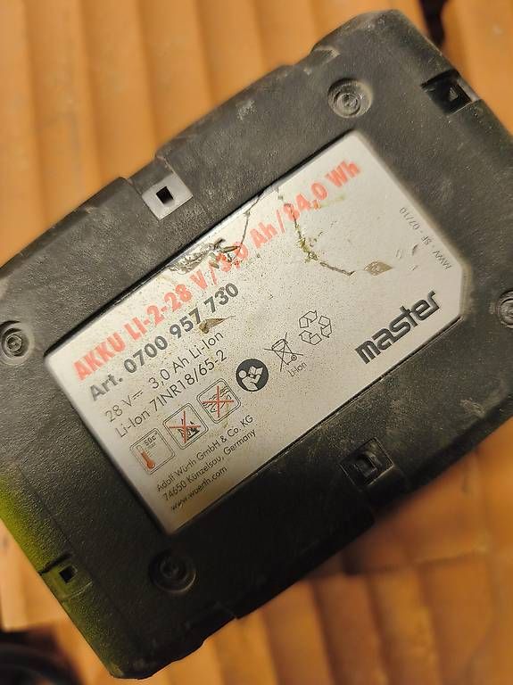 Caricatori & Batterie: Würth Akku  – Usato da Rüthi (Rheintal) venduto da Moto-Marte-Rheintal 1