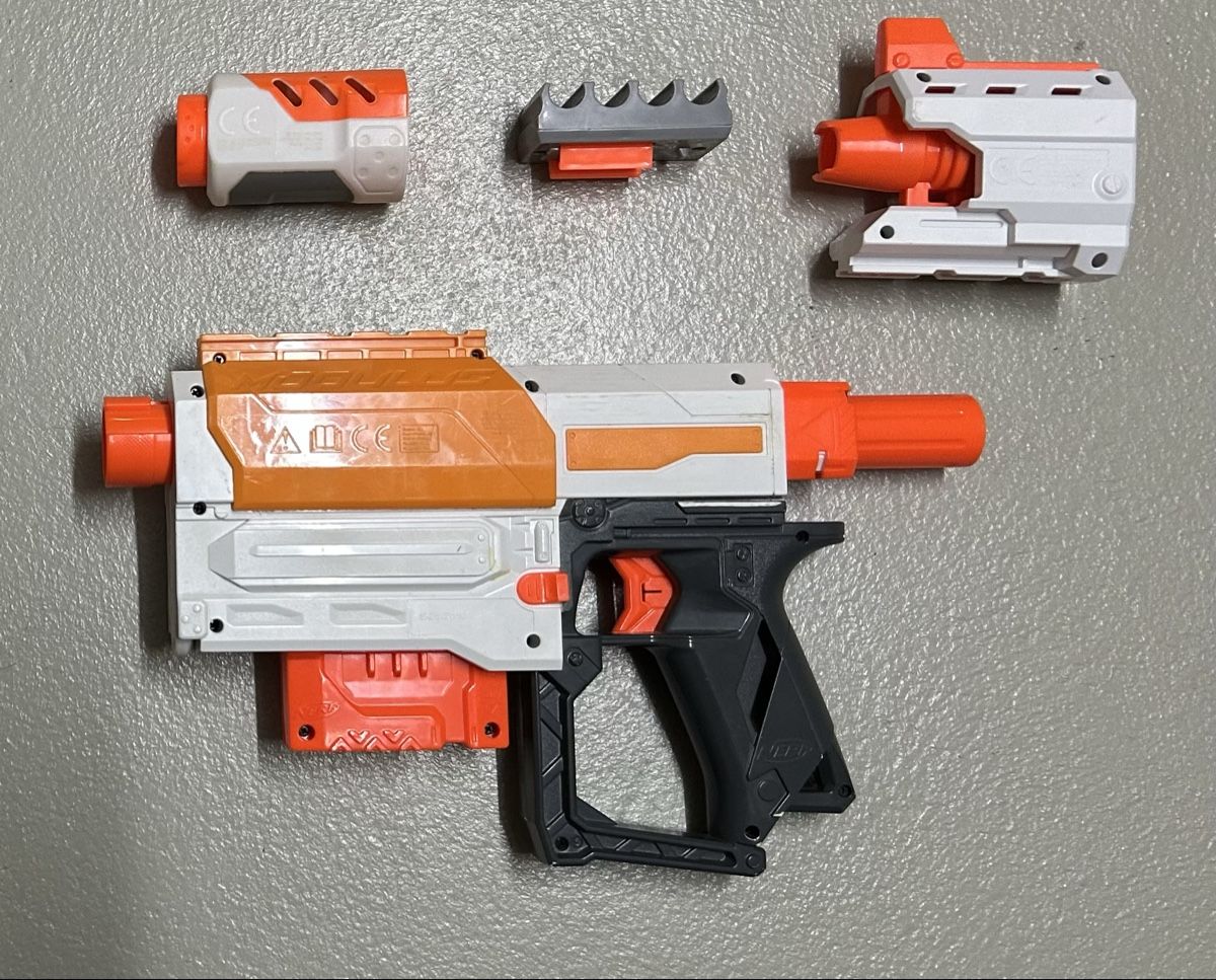 Nerf Giocattoli: Nerf Modulus Recon MKII mit Zubehör & Magazin – Usato da Luterbach venduto da Magnesium3 2