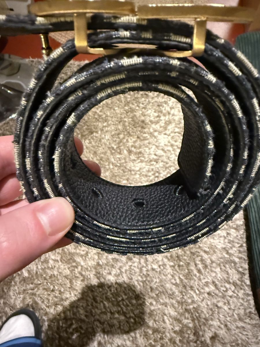 Dior Cinture: Dior Belt Gurt Blau Monogramm  – Usato da Küsnacht ZH venduto da ell_8pht 1