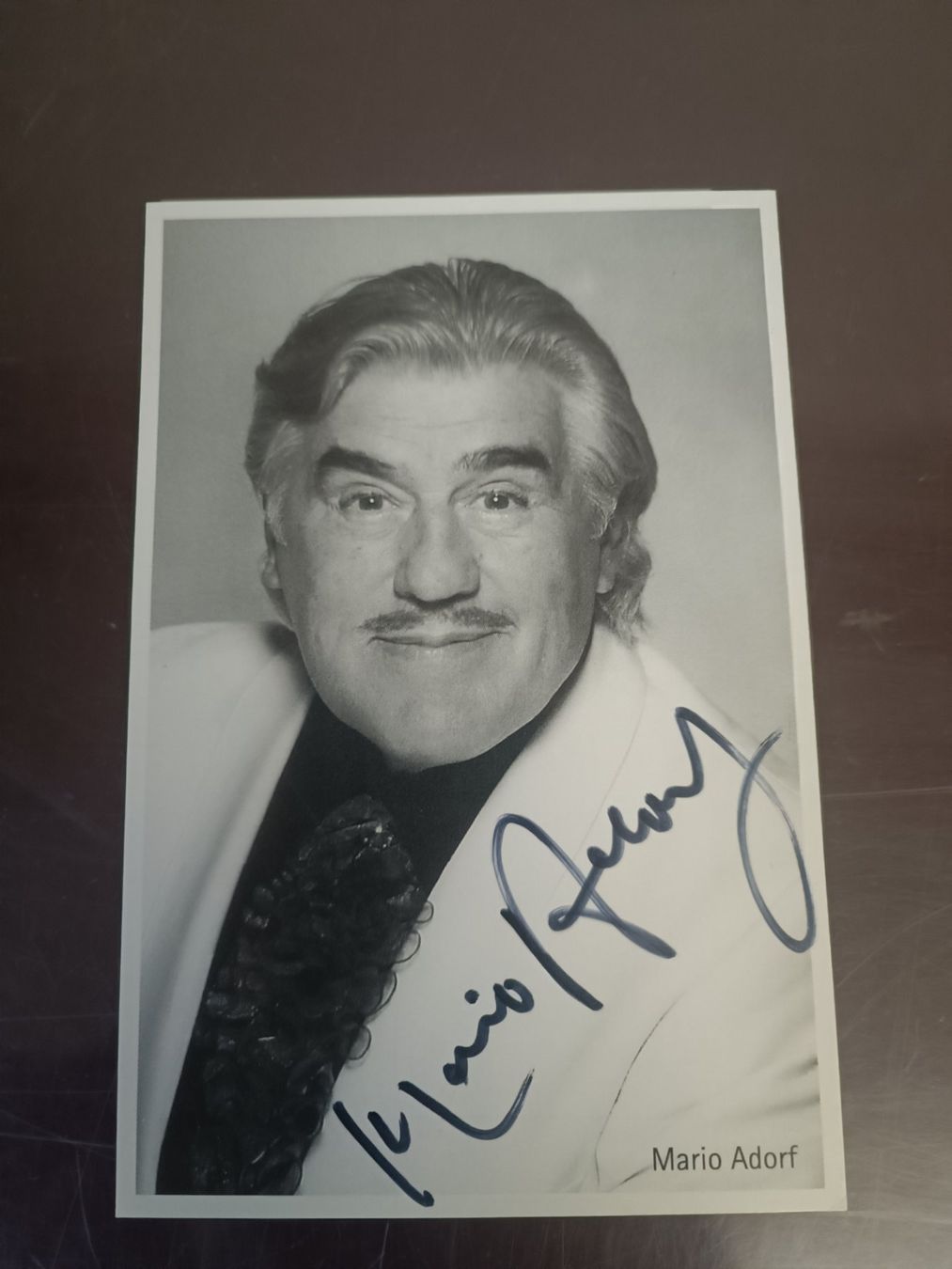Autografi: Mario Adorf - handsigniert – Usato da Menziken venduto da Artographs