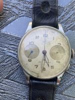 Montre chronographe UWECO GENEVE vintage acier 