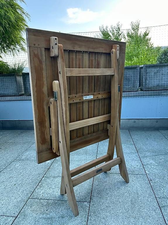 Tavoli: Gartentisch klappar 70x70x74 Teakholz – Nuovo (secondo la descrizione) da Emmenbrücke venduto da Dsfan 3